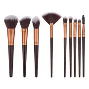 Premium 9-Piece Synthetic Makeup Brush Set