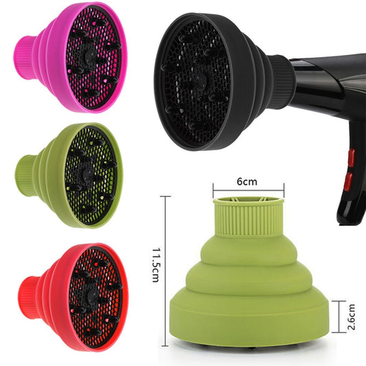 Silicone Folding Diffuser For Hair Drying And Styling