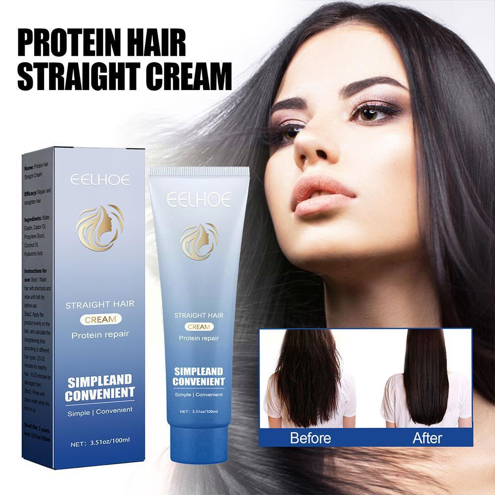 EELHOE Professional Protein Straightening Cream for Hair