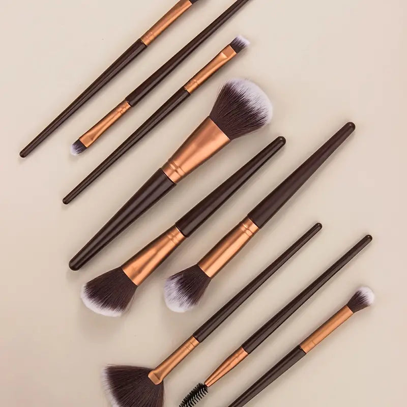 Premium 9-Piece Synthetic Makeup Brush Set