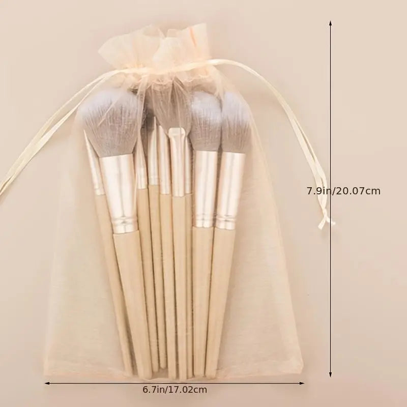 Premium 9-Piece Synthetic Makeup Brush Set