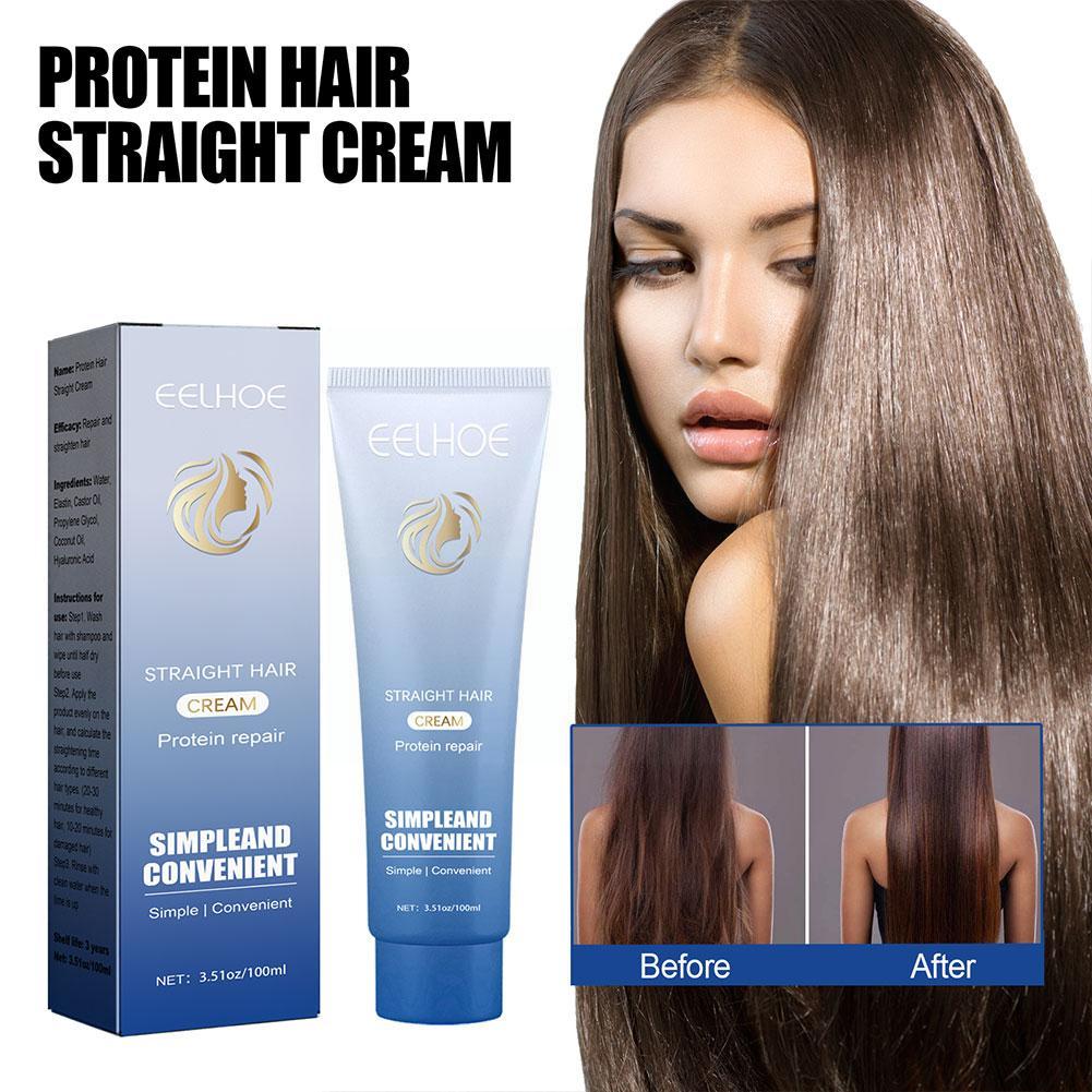 EELHOE Professional Protein Straightening Cream for Hair