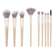 Premium 9-Piece Synthetic Makeup Brush Set