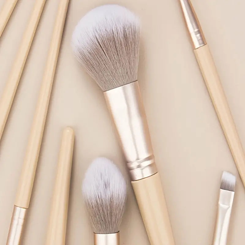 Premium 9-Piece Synthetic Makeup Brush Set