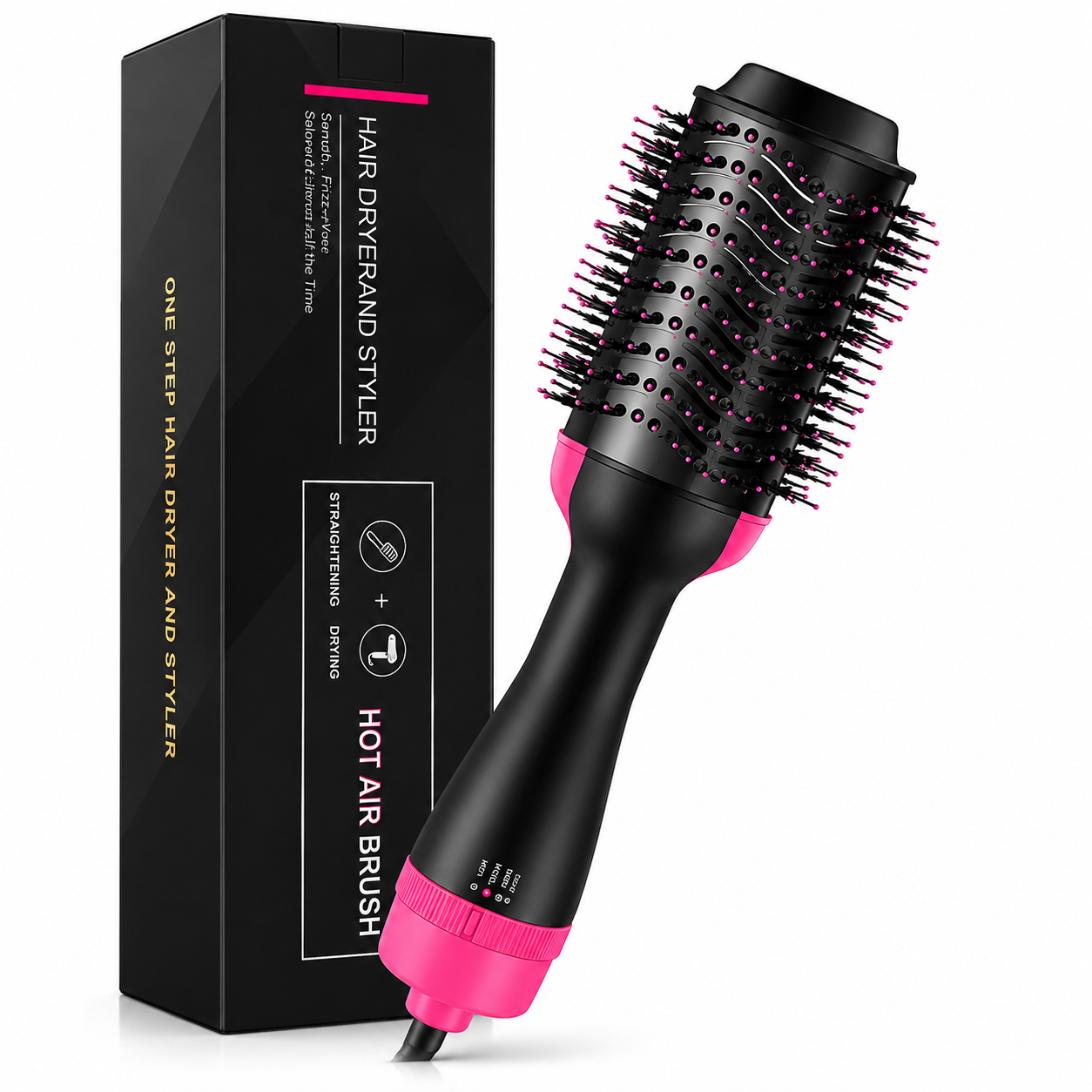 3-in-1 Automatic Hair Straightening Comb with Ions