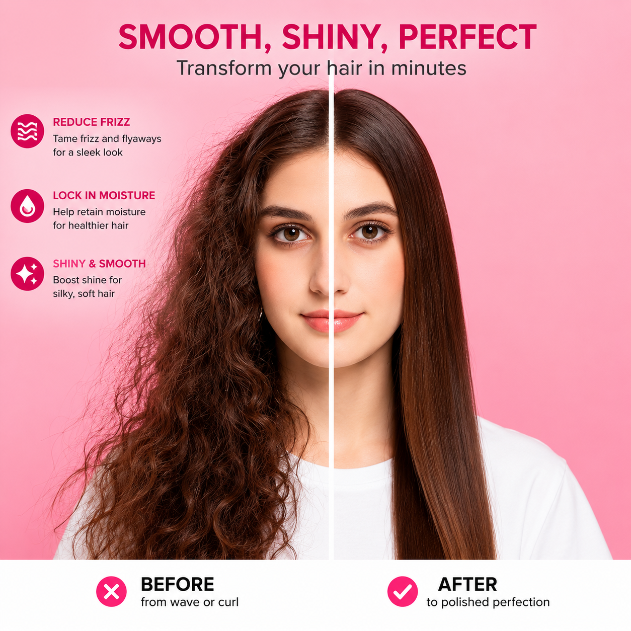3-in-1 Automatic Hair Straightening Comb with Ions