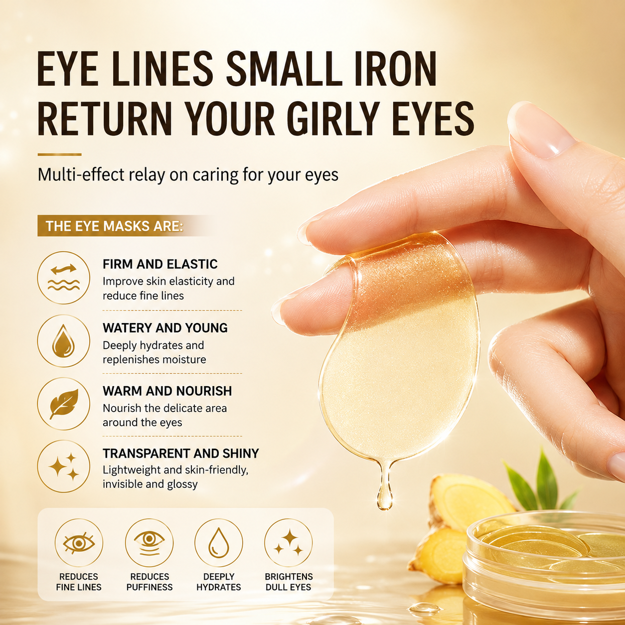 Avocado & Gold Under Eye Mask