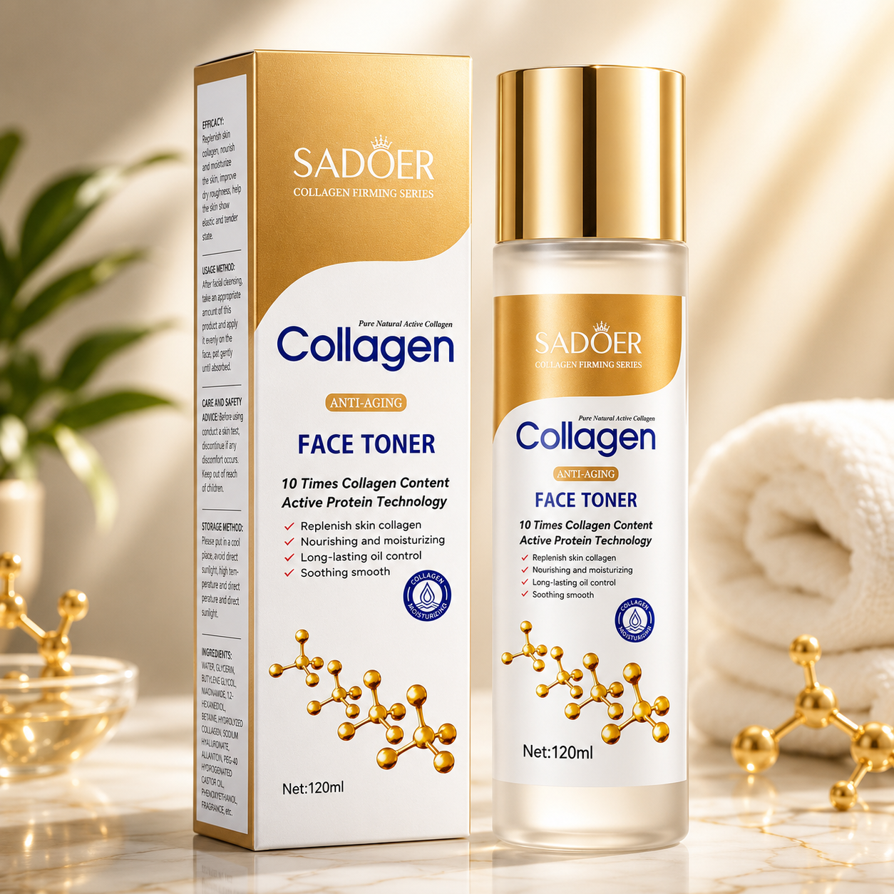 SADOER Collagen Anti-Wrinkle Cream and Essence