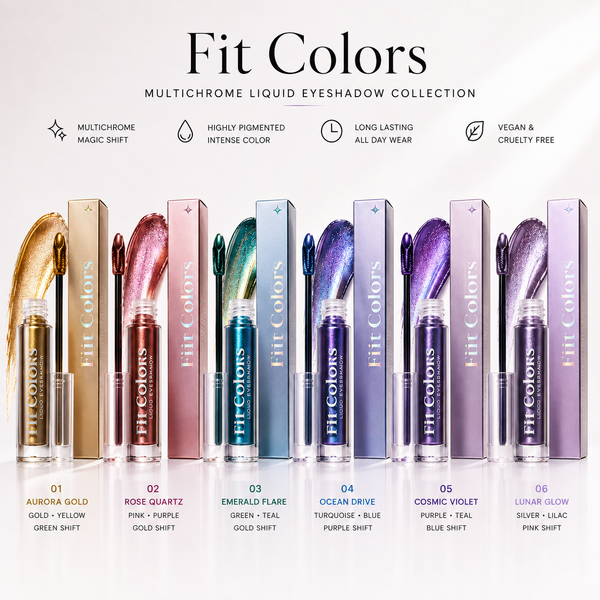 AuraGlow Aurora Multi-Chrome Liquid Eyeshadow