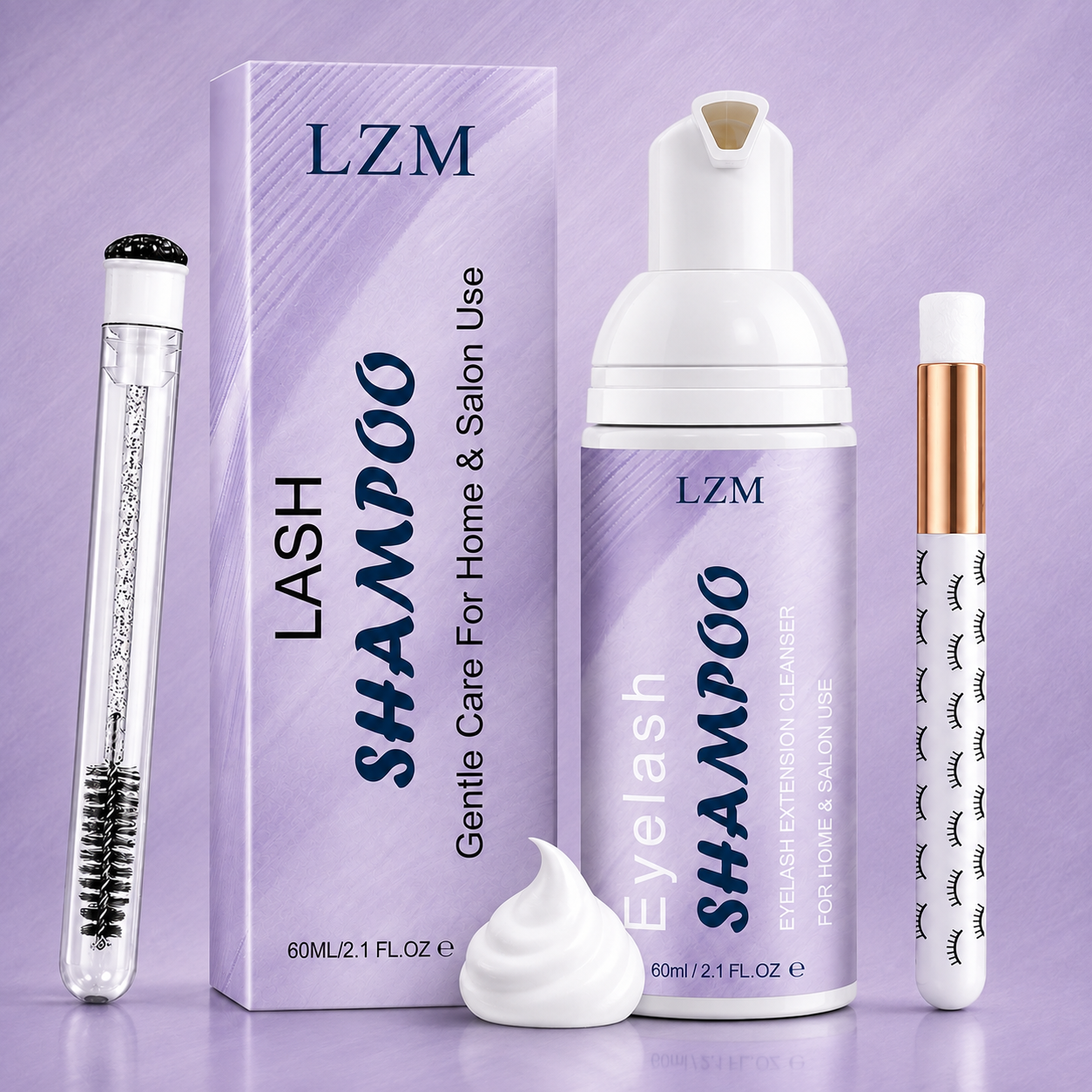 LZM Lash Extension Cleanser Kit