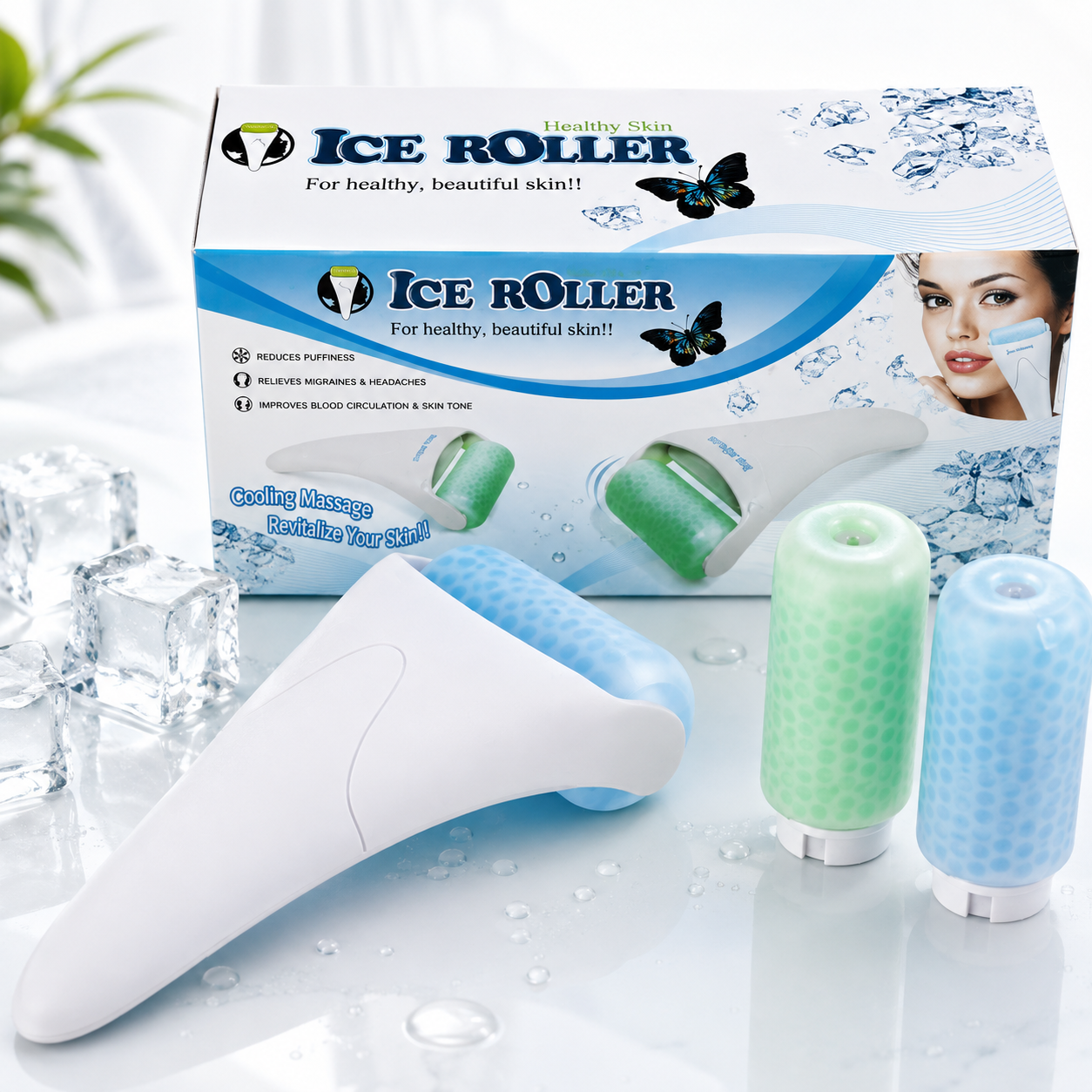 Ice Roller Facial Massage Tool for Beauty Care