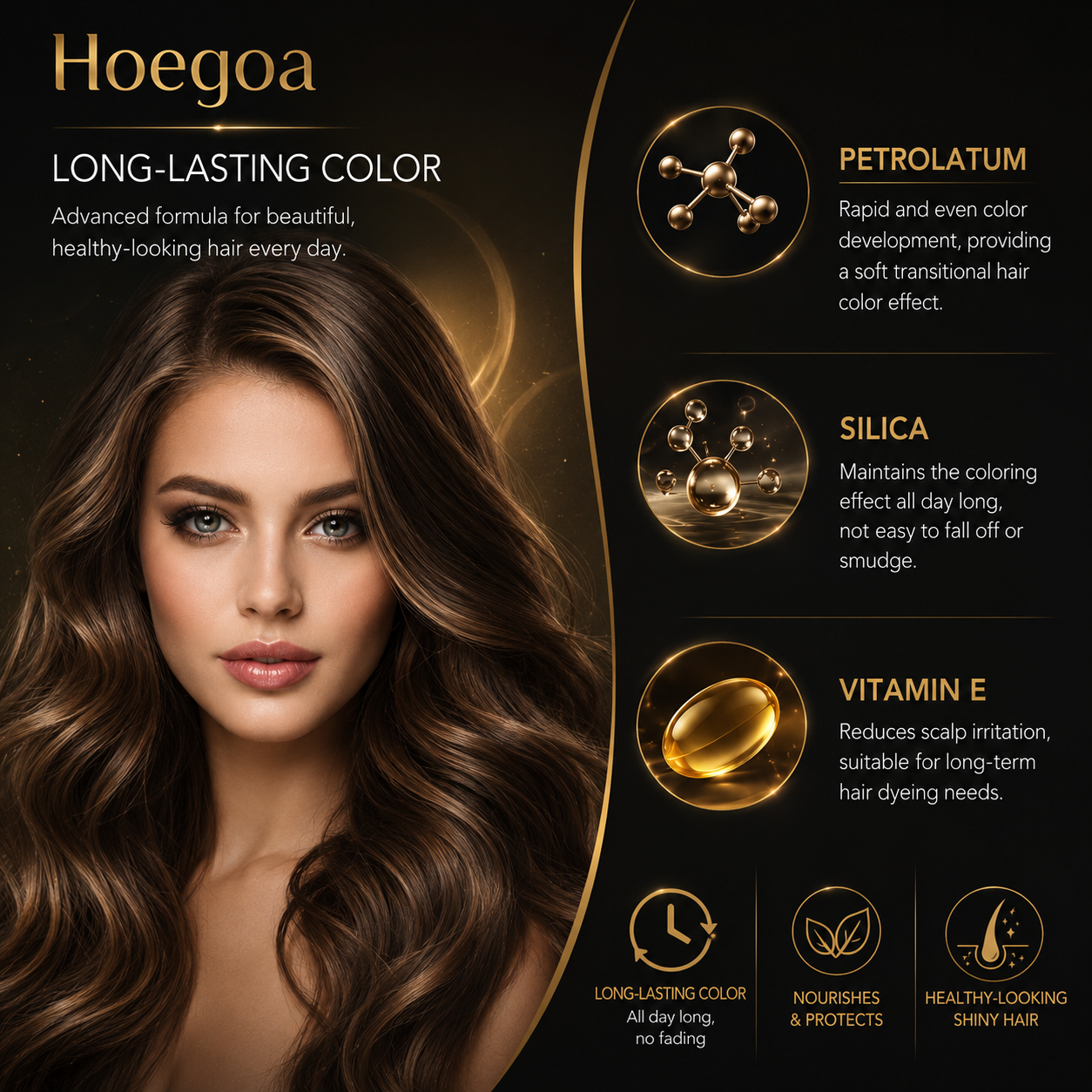 Hoegoa Instant Hair Color Touch-Up Stick - Gray Hair Cover
