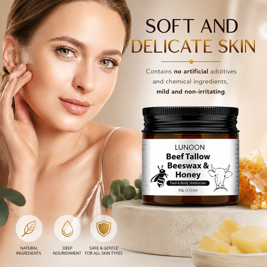 Whipped Beef Tallow & Honey Moisturizing Cream