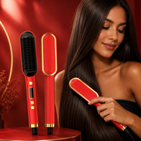2-in-1 Ionic Hair Straightening Brush & Styling Comb