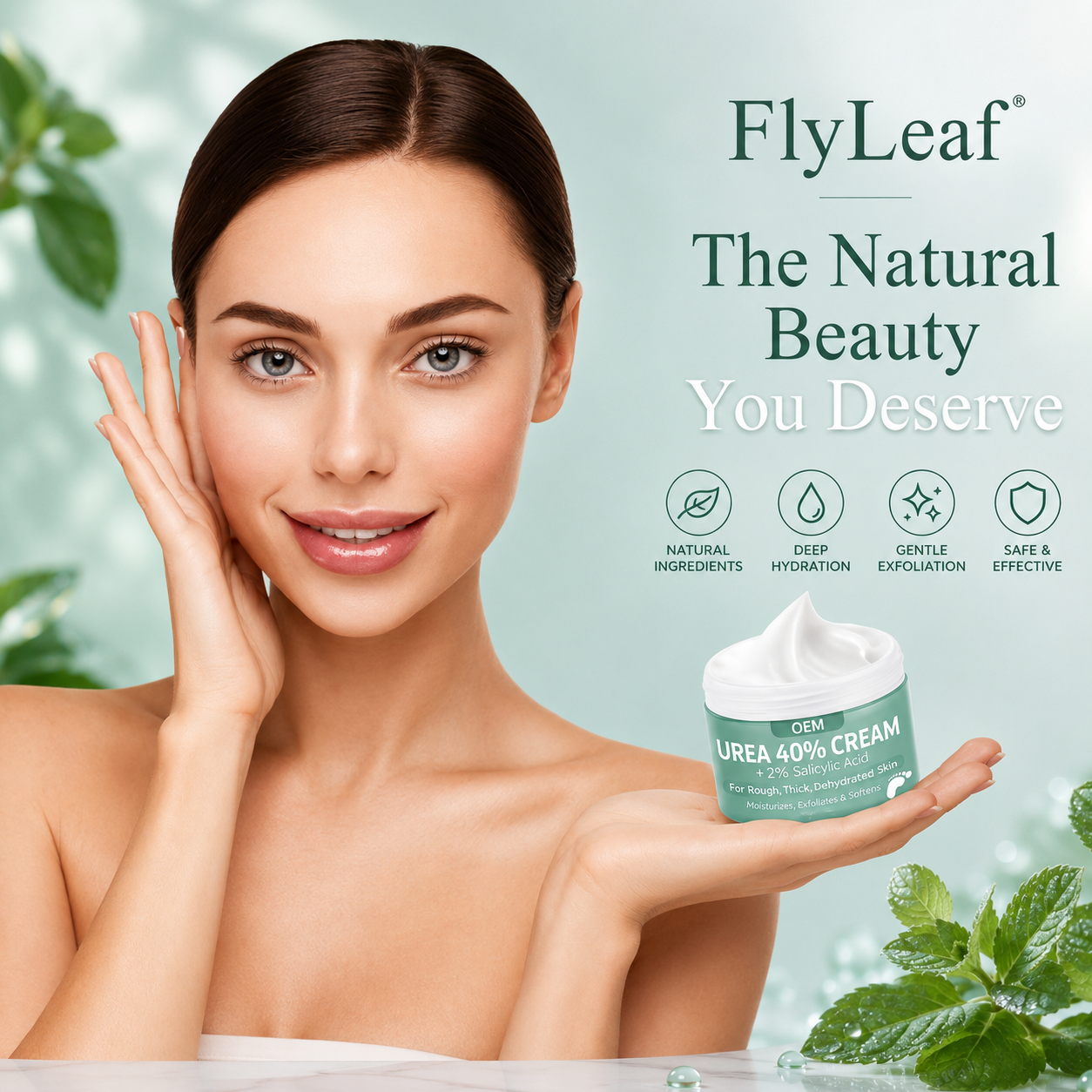 Urea 40% Cream with 2% Salicylic Acid for Rough & Cracked Skin