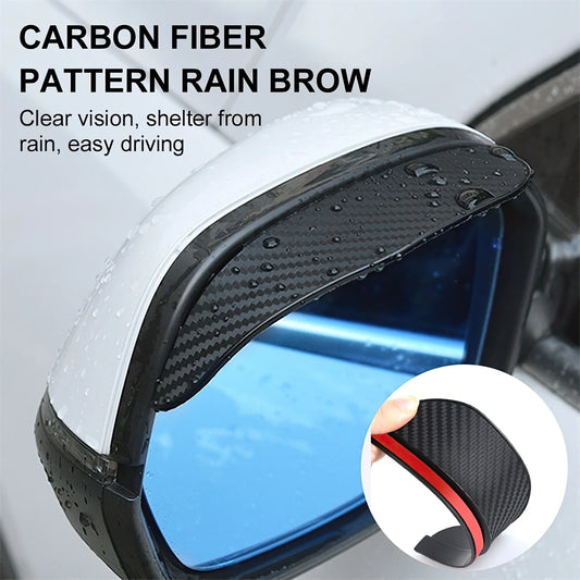 Ultra Durable Carbon Fiber Mirror Rain Shield