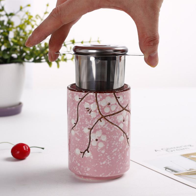 Stainless Steel Double Handles Tea Infuser with Lid